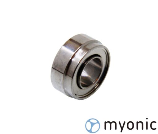 Radial ceramic ball bearing, 3.175 x 5.98/6.35 x 2.78/1.66, stepped outer ring